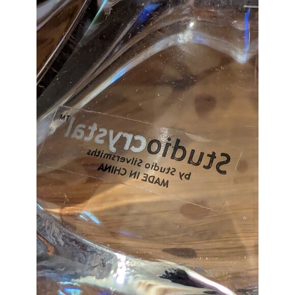 Studio Silversmiths Crystal Candlesticks ~ Candle Holders ~ 10" tall - Picture 6 of 14